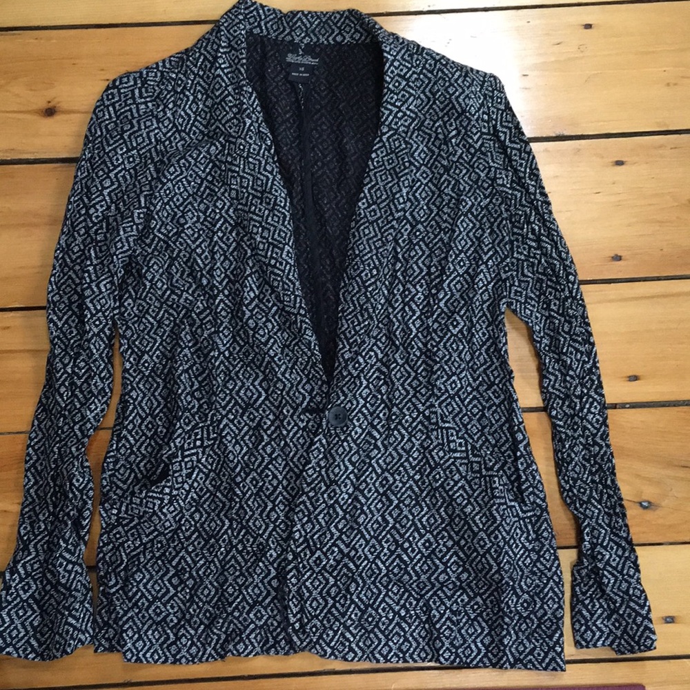 Black and White Blazer
